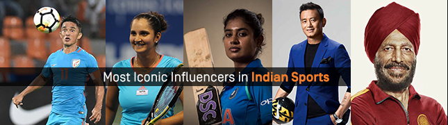 Most Iconic influencers in Indian Sports