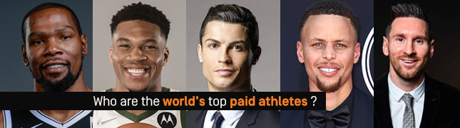 Who are the world’s top paid athletes