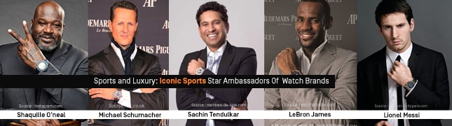Sports and Luxury: Iconic sports star ambassadors of watch brands
