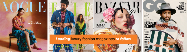 Leading luxury fashion magazines to follow 